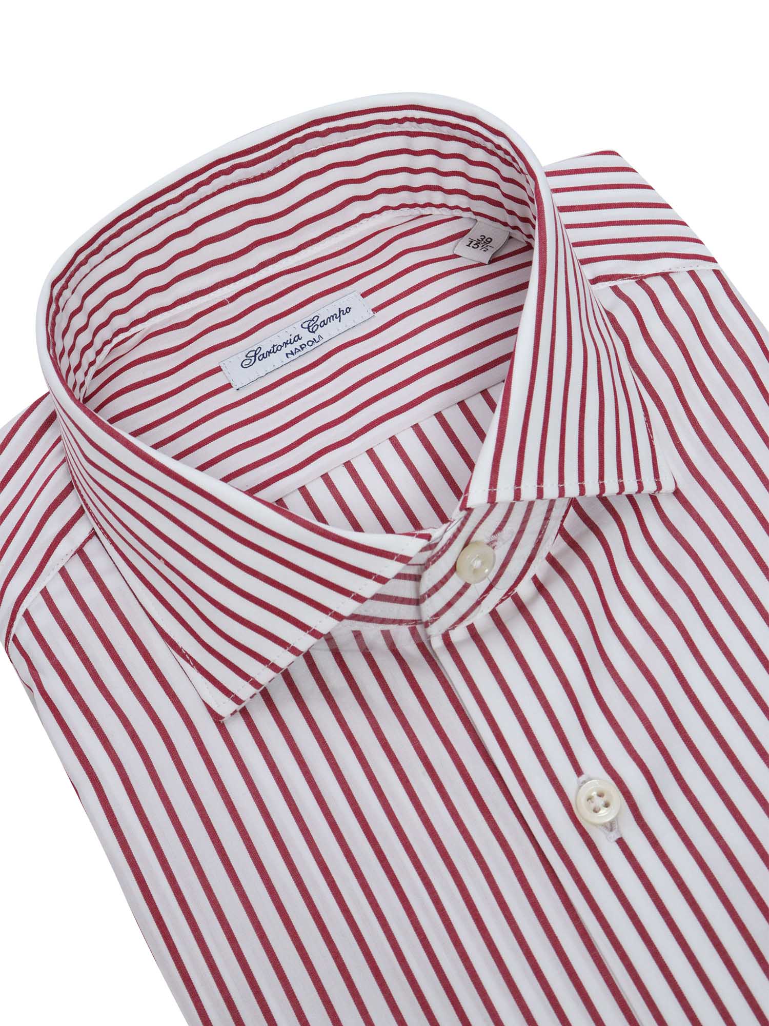 Red and white striped shirt Multicolor Cotton