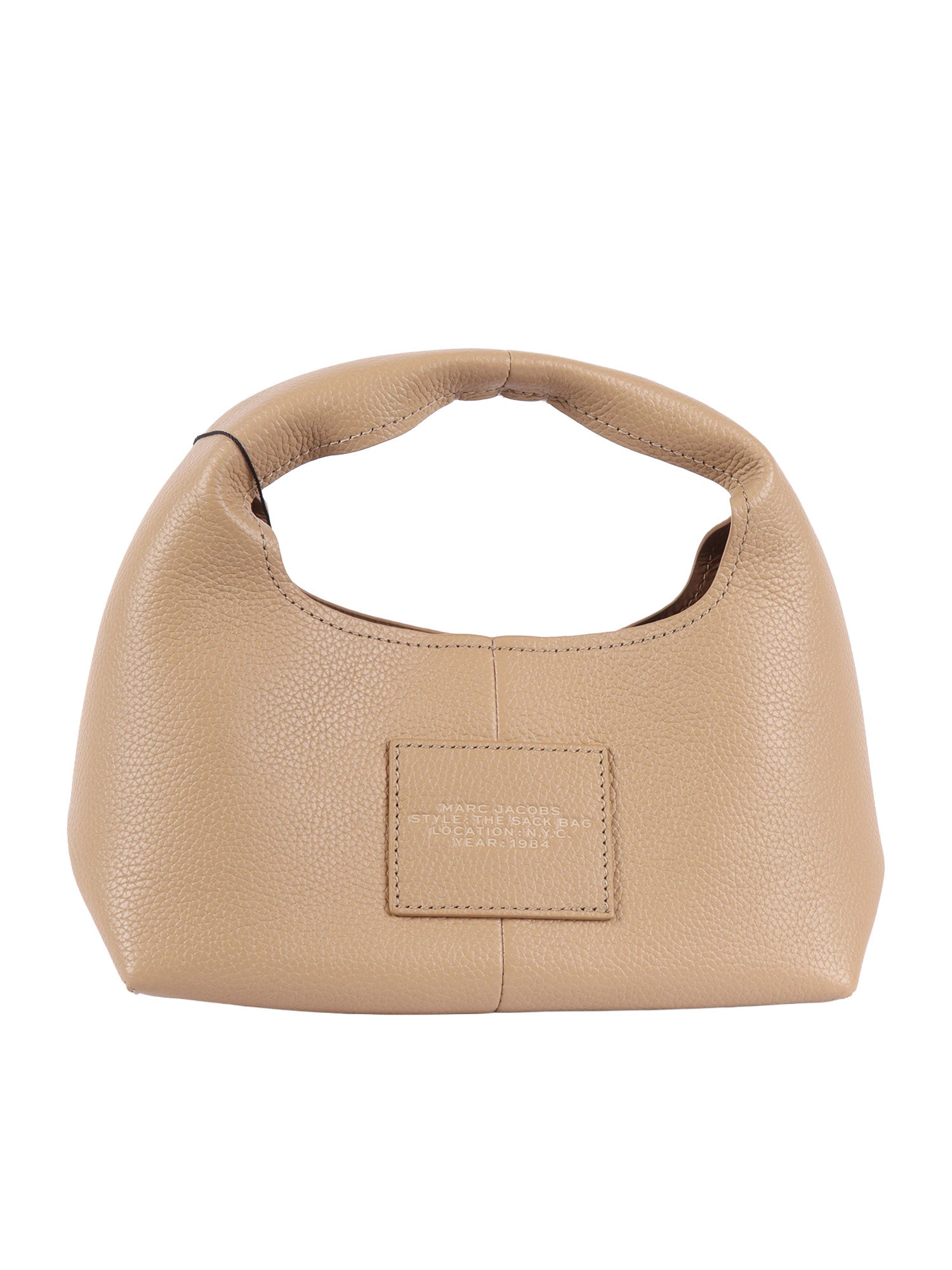 THE MINI SACK Camel Cow Leather Shoulder Bag