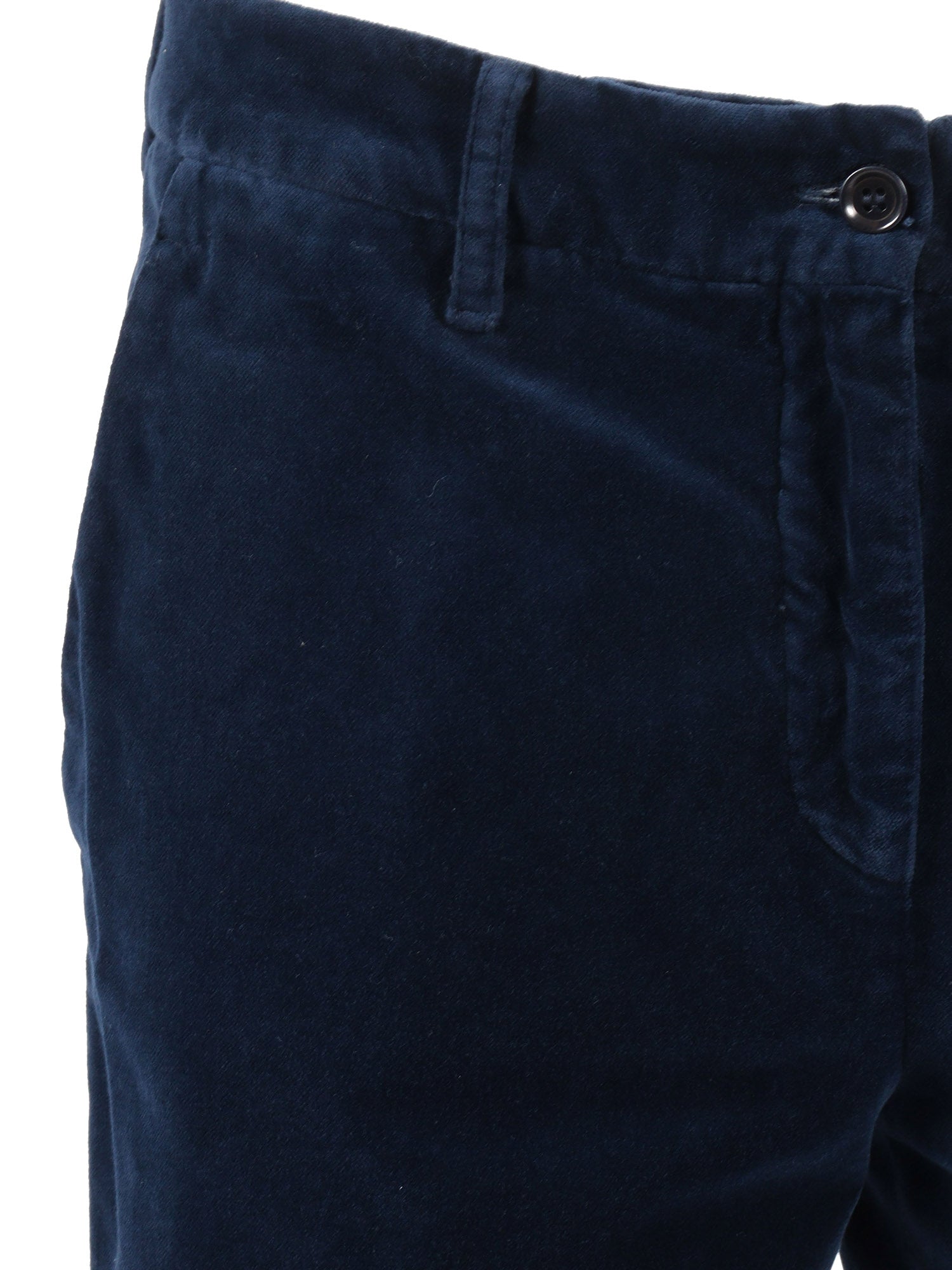 Woman Pants Blue Cotton
