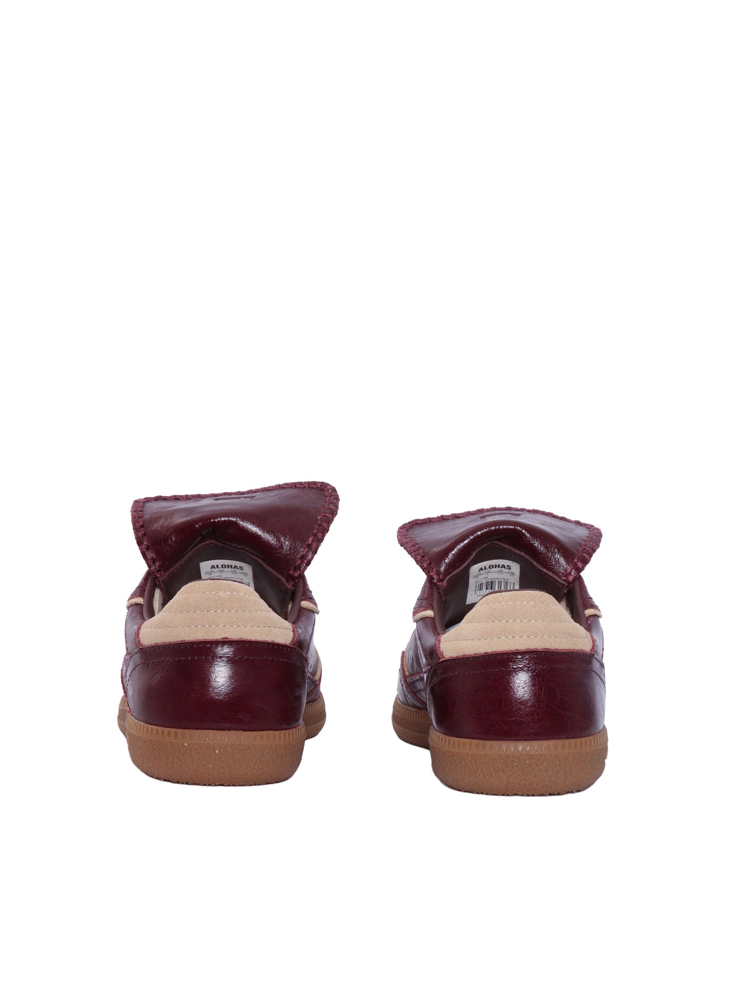 Tb.490 Club Patent Deep Burgundy Leather Sneakers Altezza tacco 2 cm Red
