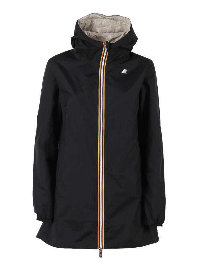 SOPHIE PLUS.2 DOUBLE JACKET Black Nylon Giubbino Corto