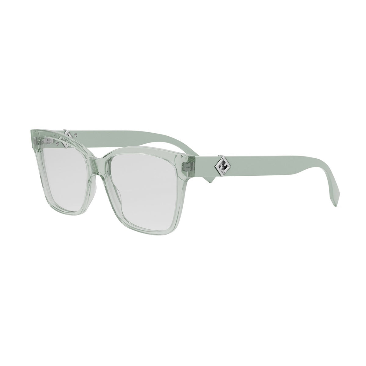 Fendi FE50117I FF Diamonds 093 Verde Acetate Occhiali Da Vista