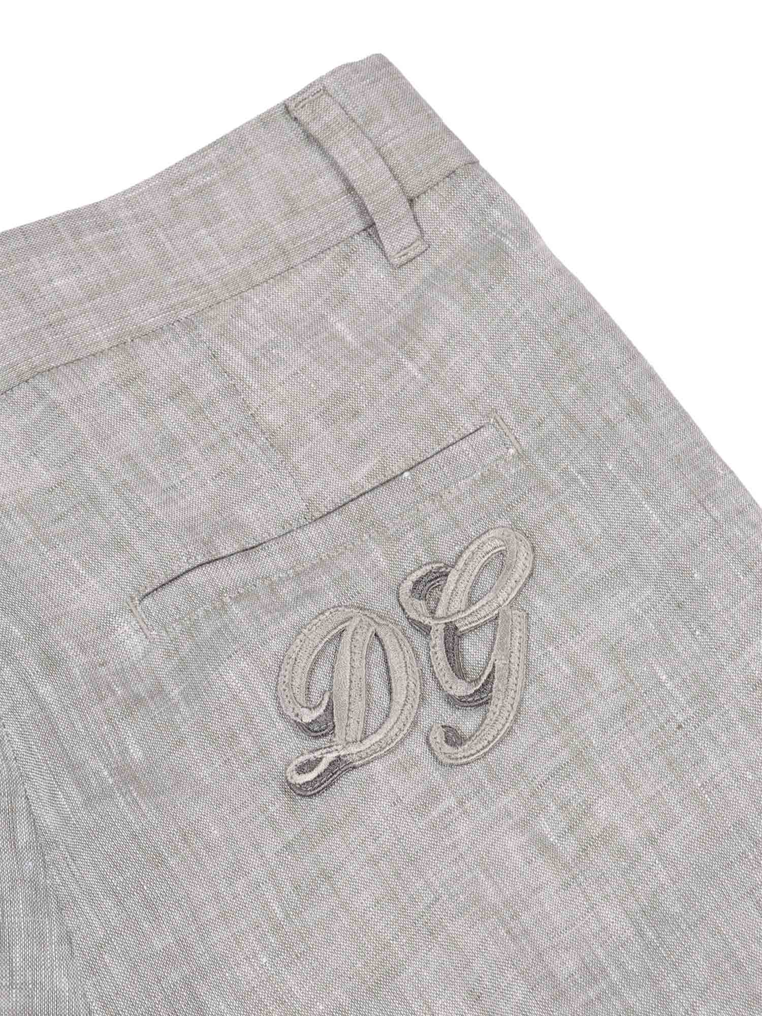 Bermudas Grey Linen Bermuda Short