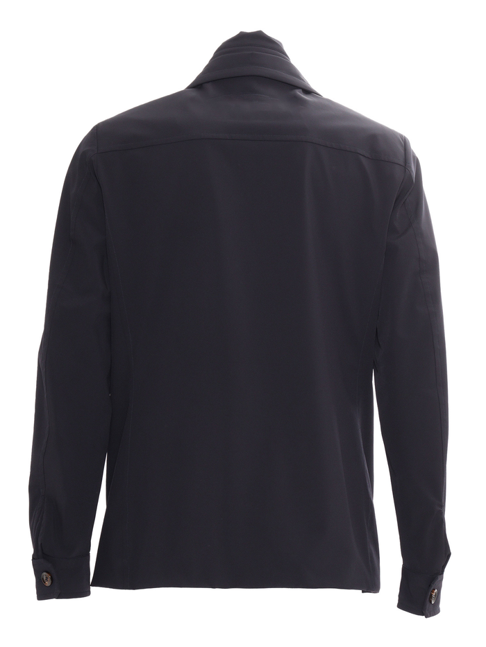 VOLMER-KN JACKET Blue Polyamide Polyurethane Coat