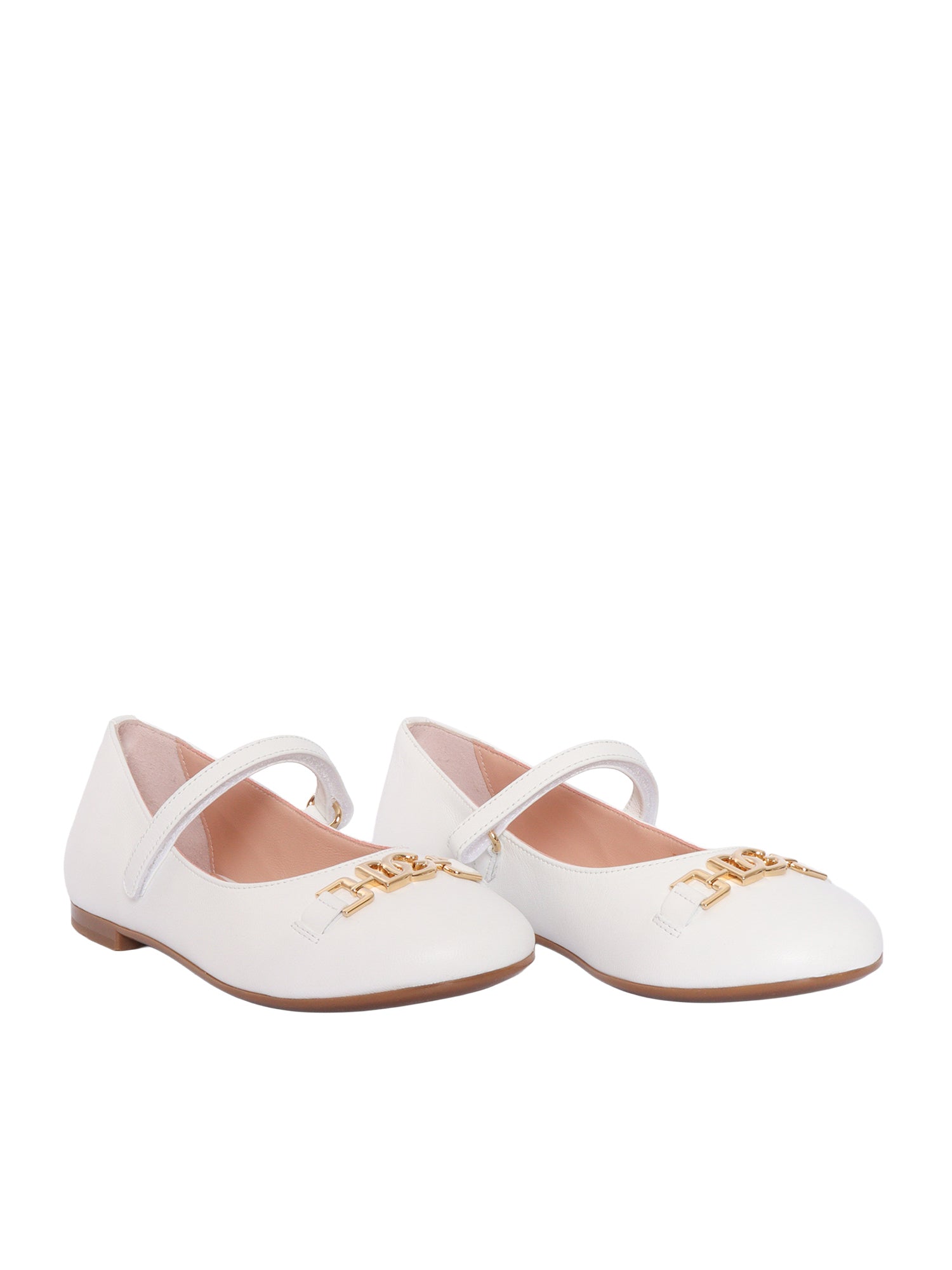 BALLERINAS White Flat Shoes