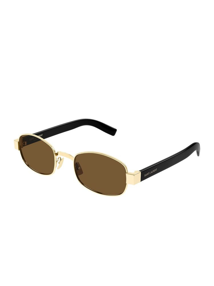Saint Laurent SL Metal frame sunglasses in gold