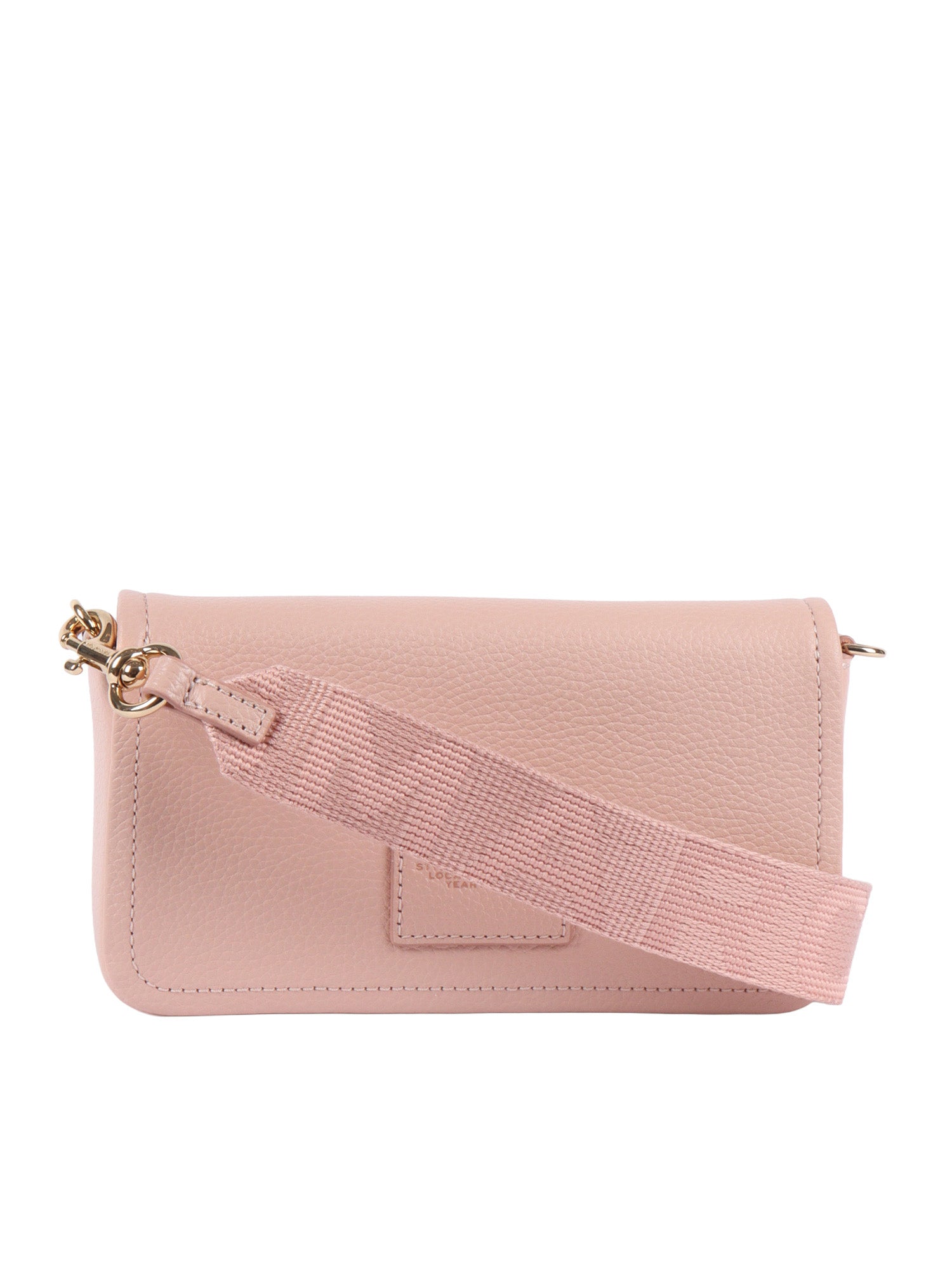 THE MINI BAG Pink Cow Leather Cross