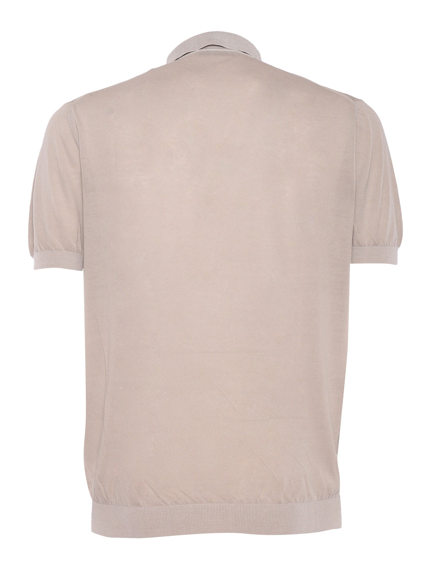 Sweater Beige Cotton Crewneck