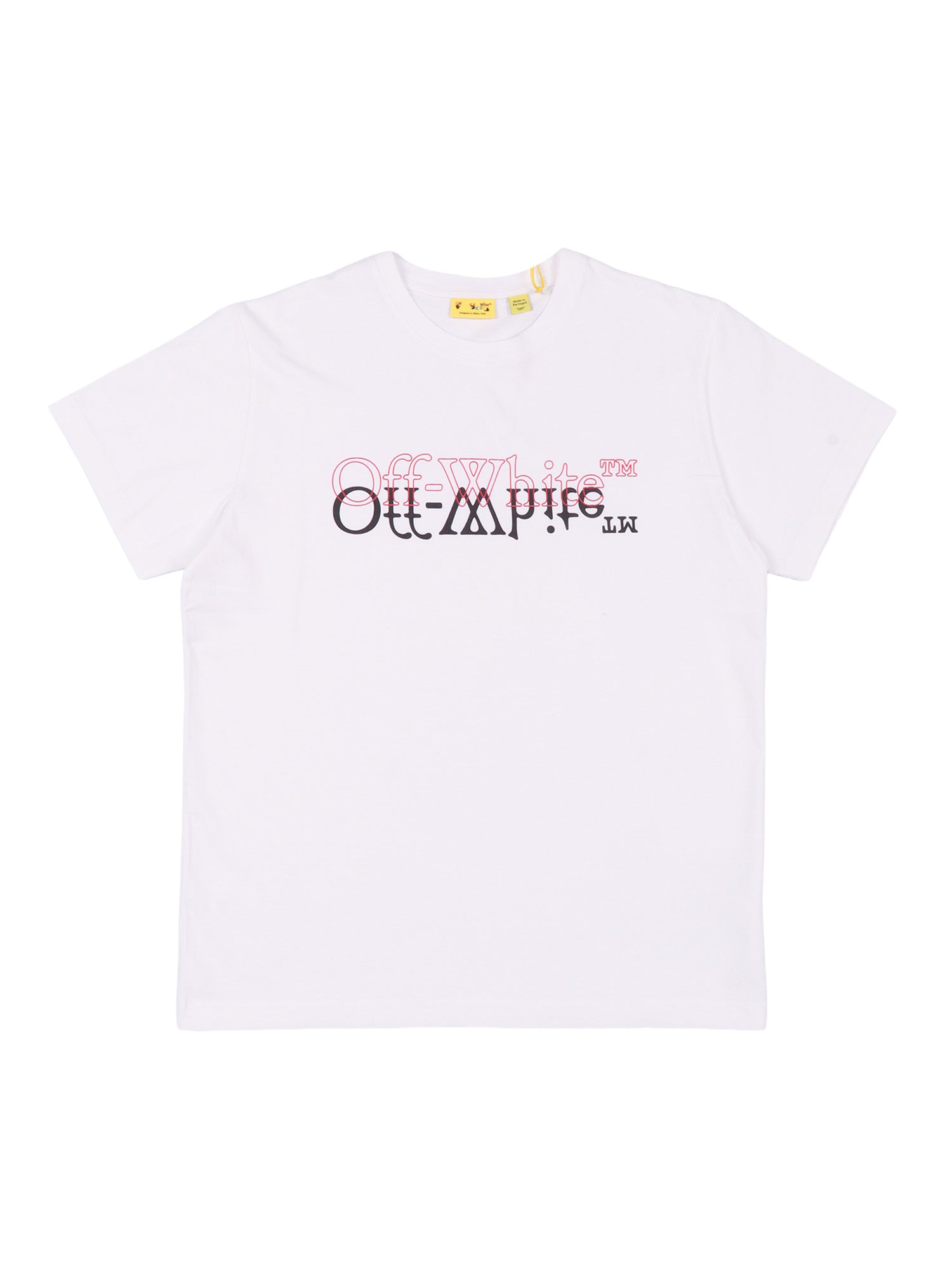BIG BOOKISH DOUBLE TEE S-S White Cotton Short Sleeves T-shirt