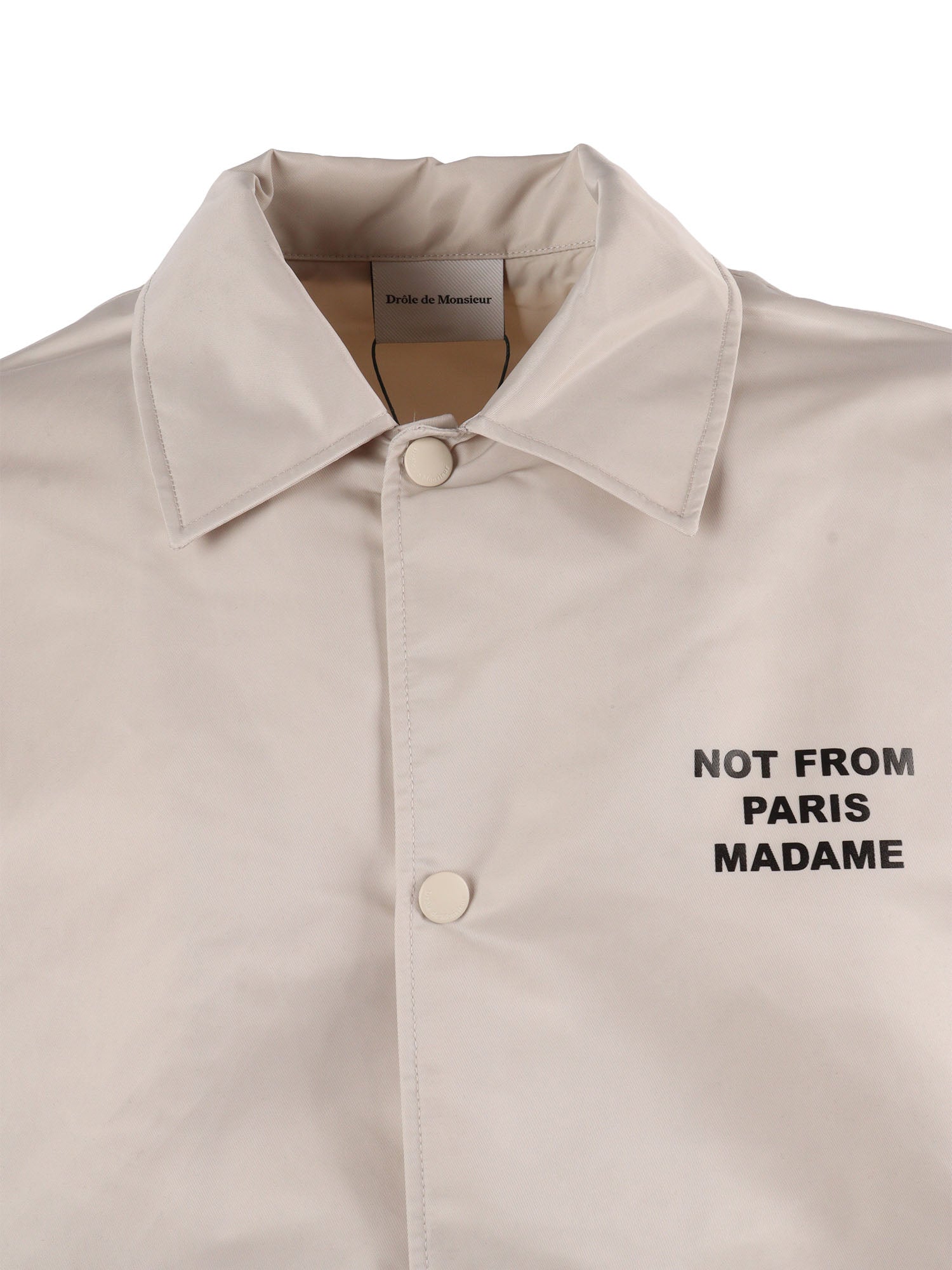 Slogan Jacket Panna Nylon Field