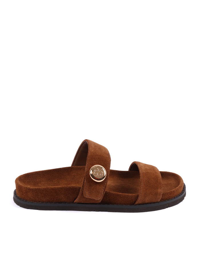 ROMY SPORT SLIDE Brown Sandal