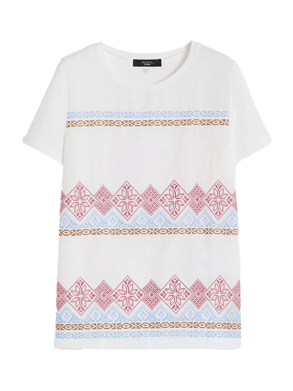Weekend Maxmara Wkdgenio T-Shirt White Women >> Rtw T-shirts Polo