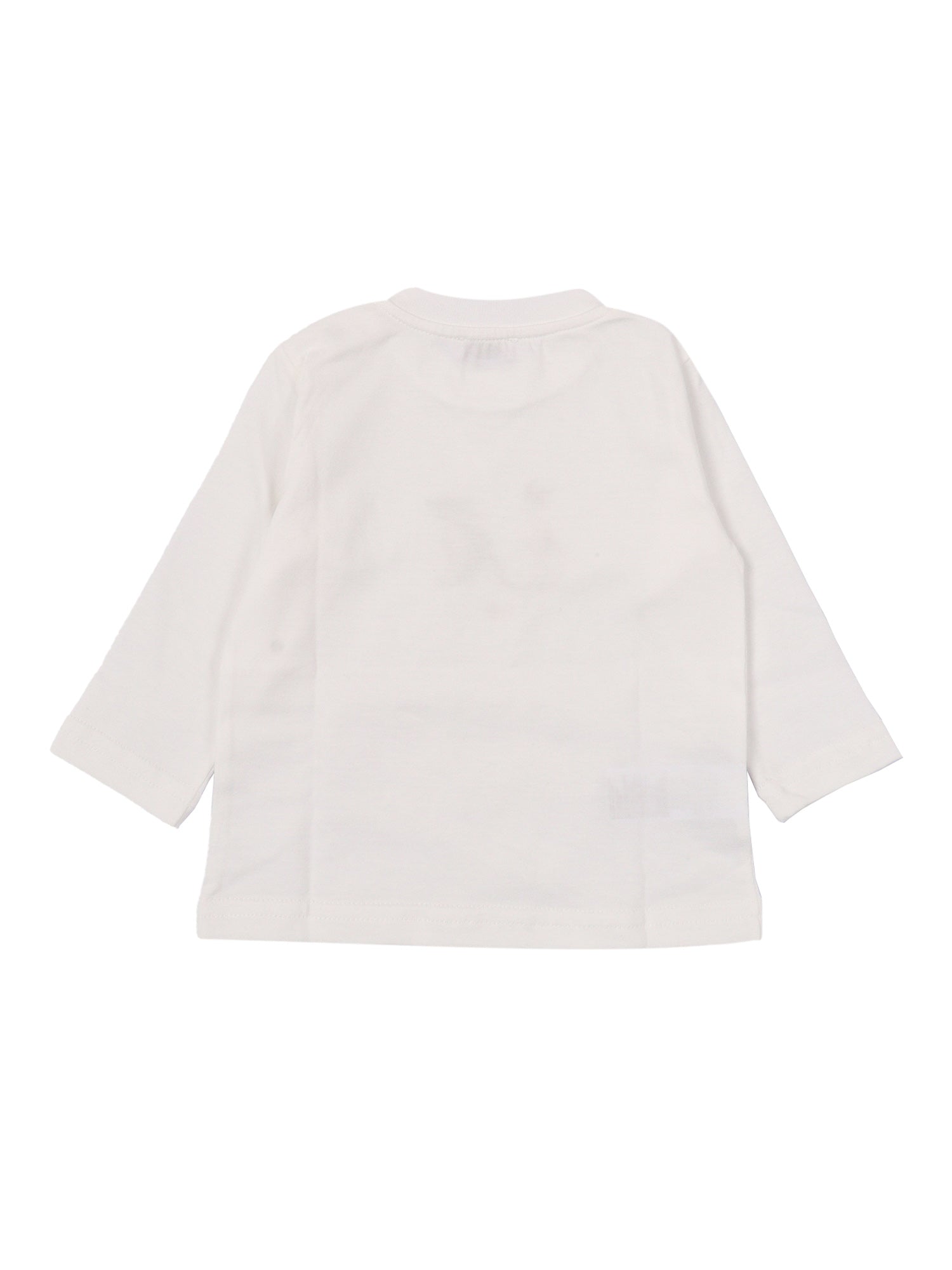 Long Sleeved T-Shirt White Cotton Sleeves