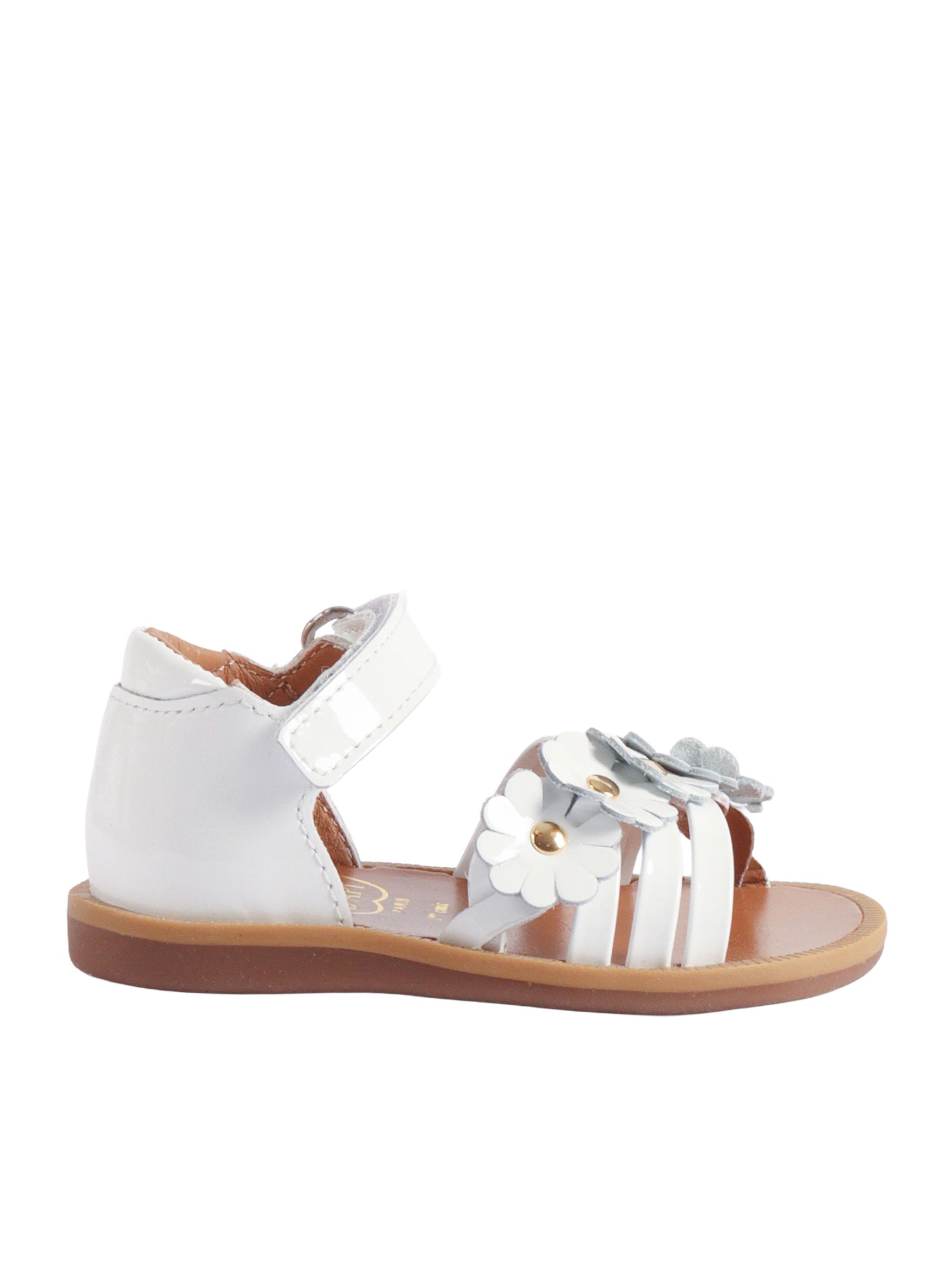 Poppy Multi Flo Shoes White Sandal