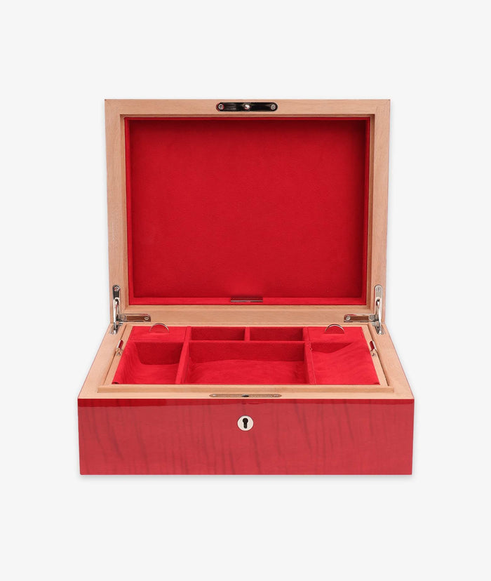 Jewel Box Bahia Red Jewelry Case