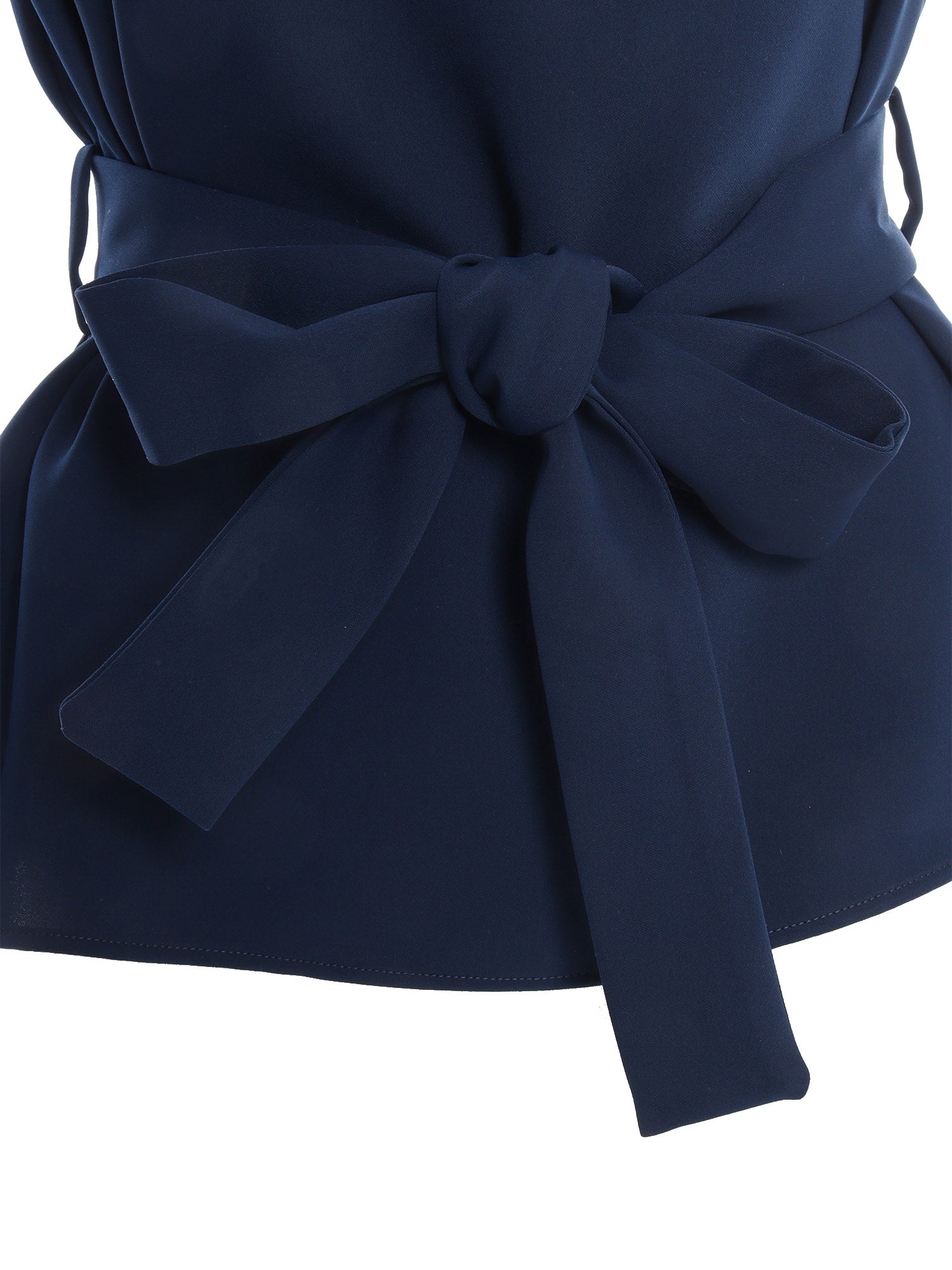 V-neck blouse Blue Polyester