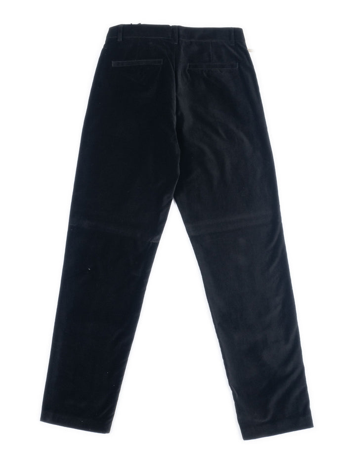 Suit Trousers Black Cotton