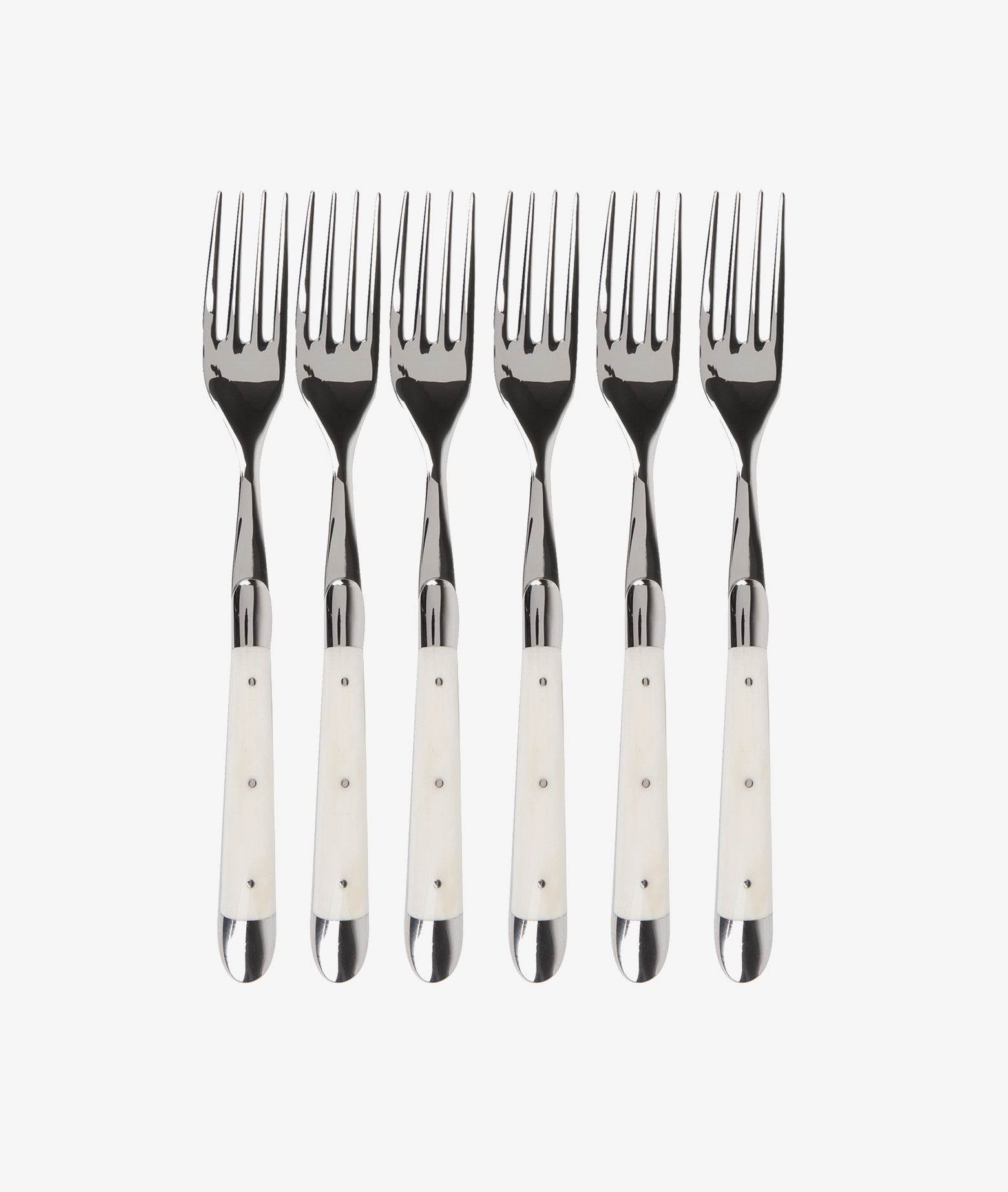 Table Forks Bœufs Blancs White Cutlery