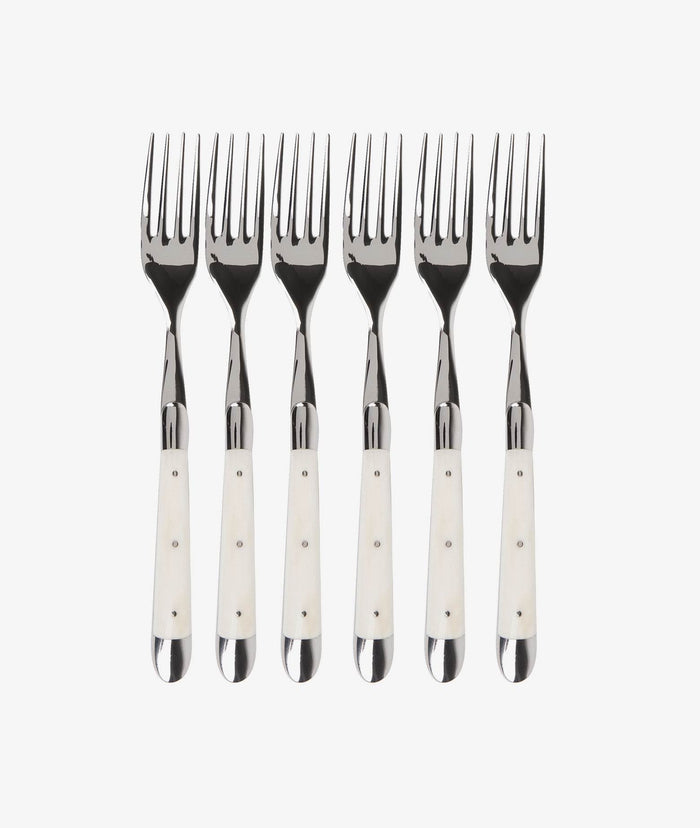 Table Forks Bœufs Blancs White Cutlery