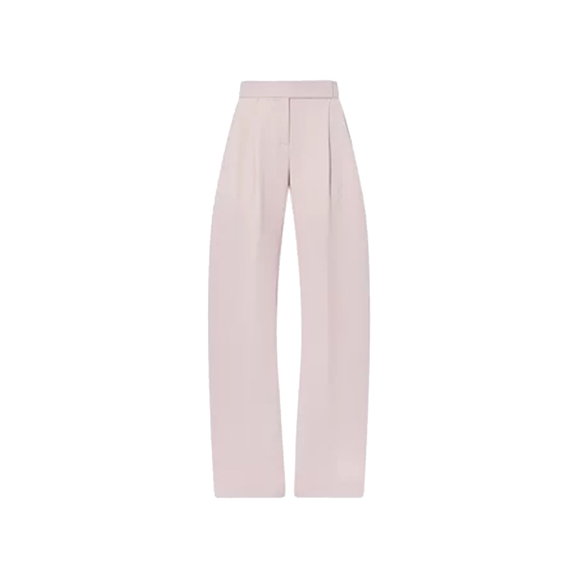 The Attico Wool Blend Taloired Pants Pink Polyamide Virgin