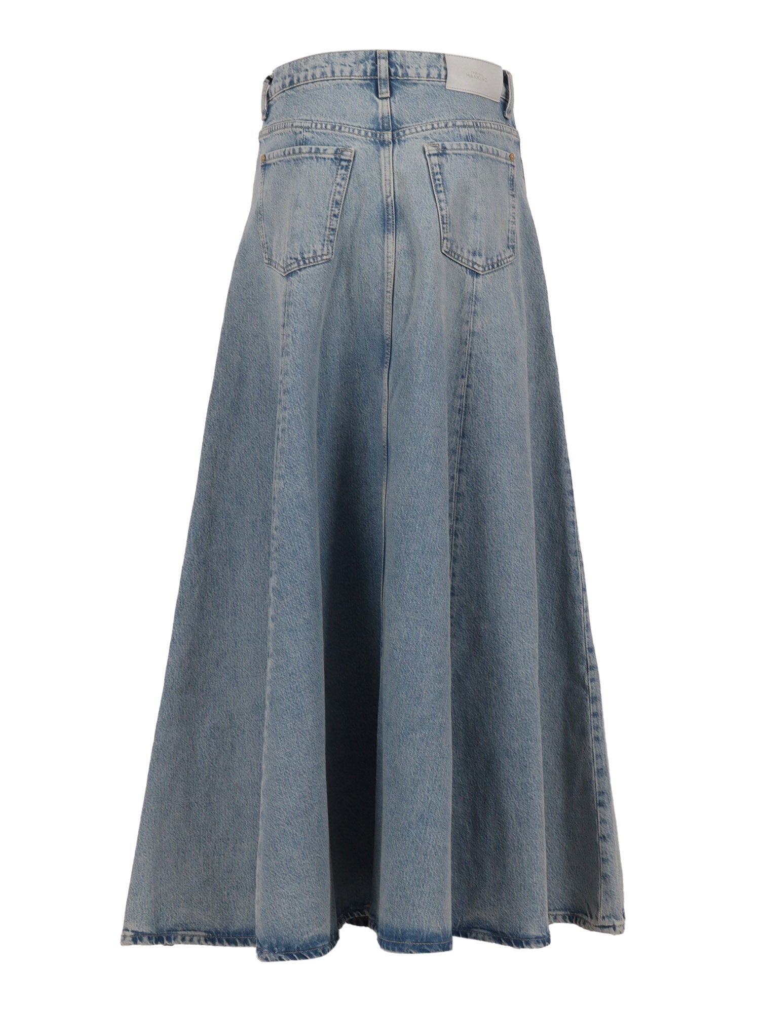 DRAMA SKIRT September Light Blue Cotton