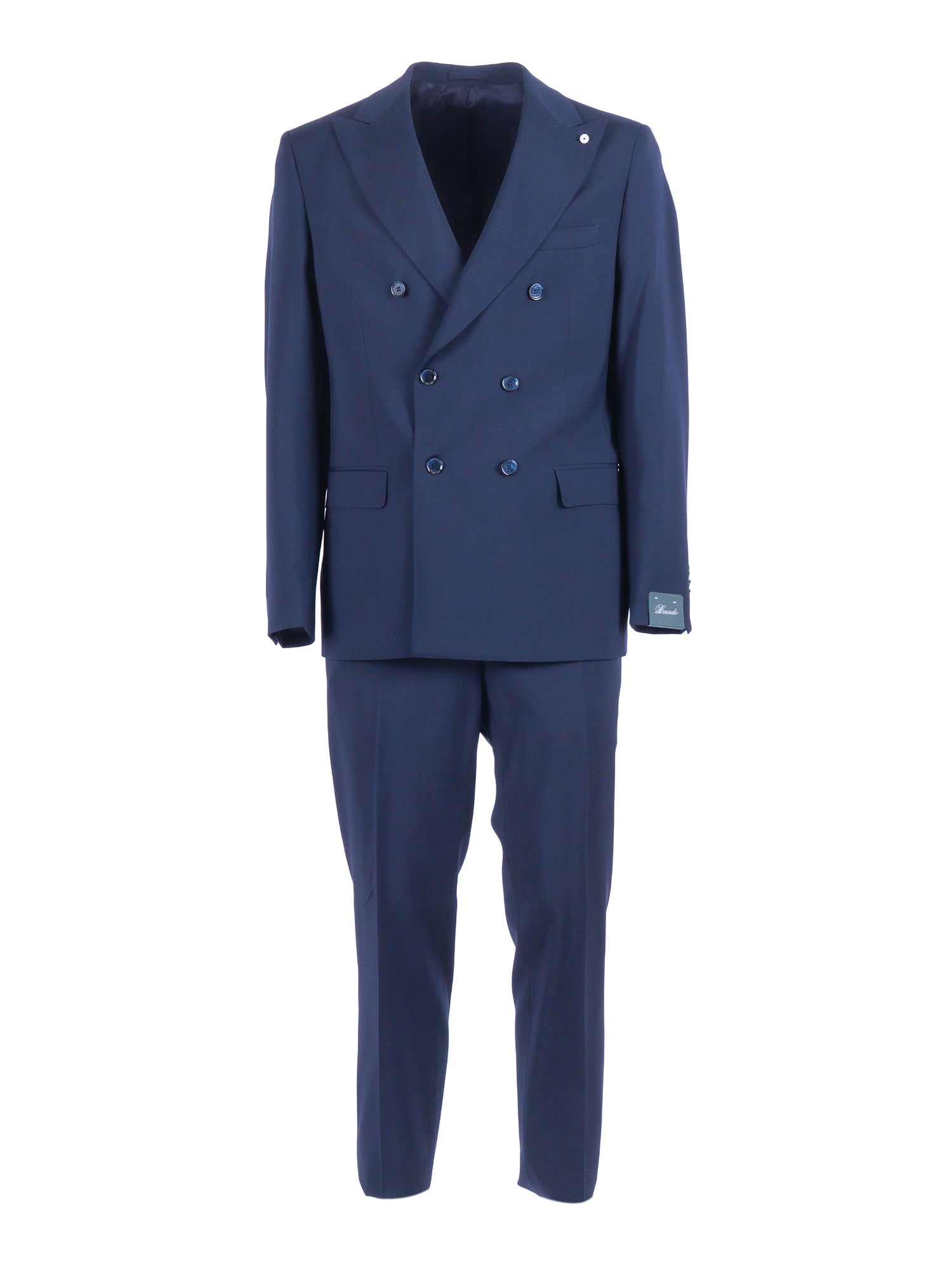 Suit Blue Virgin Wool Dress