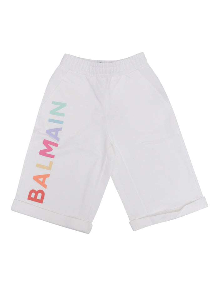 JERSEY SHORTS White Cotton
