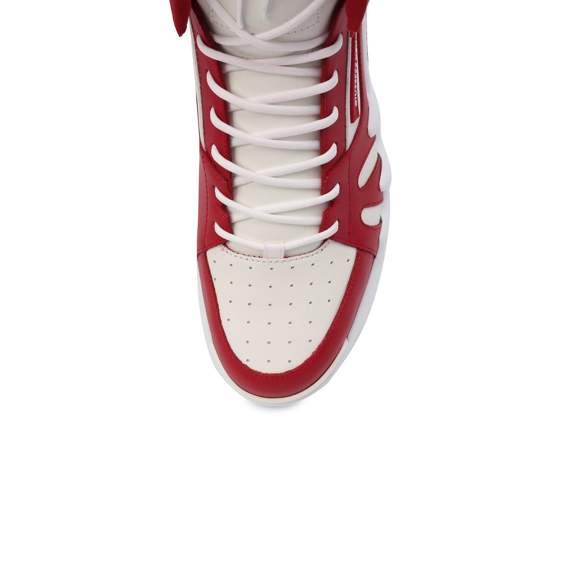 Talon High-Top Sneakers Red Calf Leather