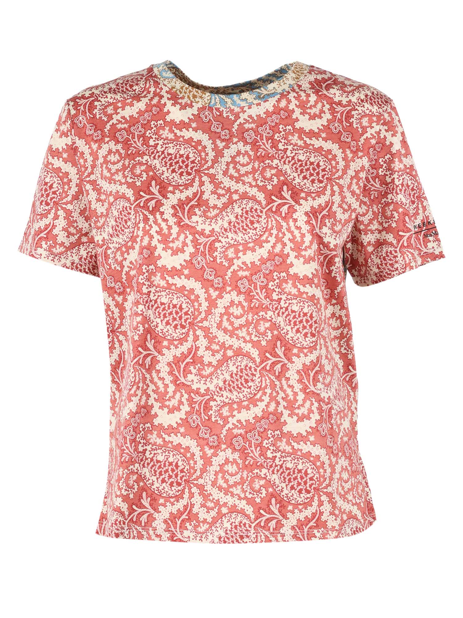 T-SHIRT Red Cotton Short Sleeves