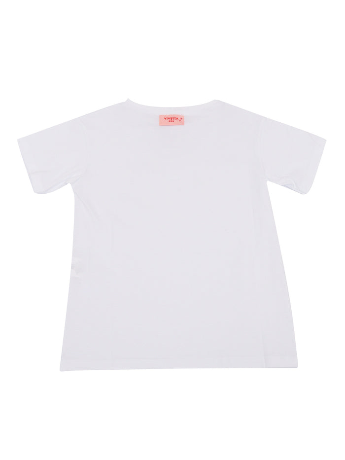 T-SHIRT WHITE HANDS Cotton Short Sleeves