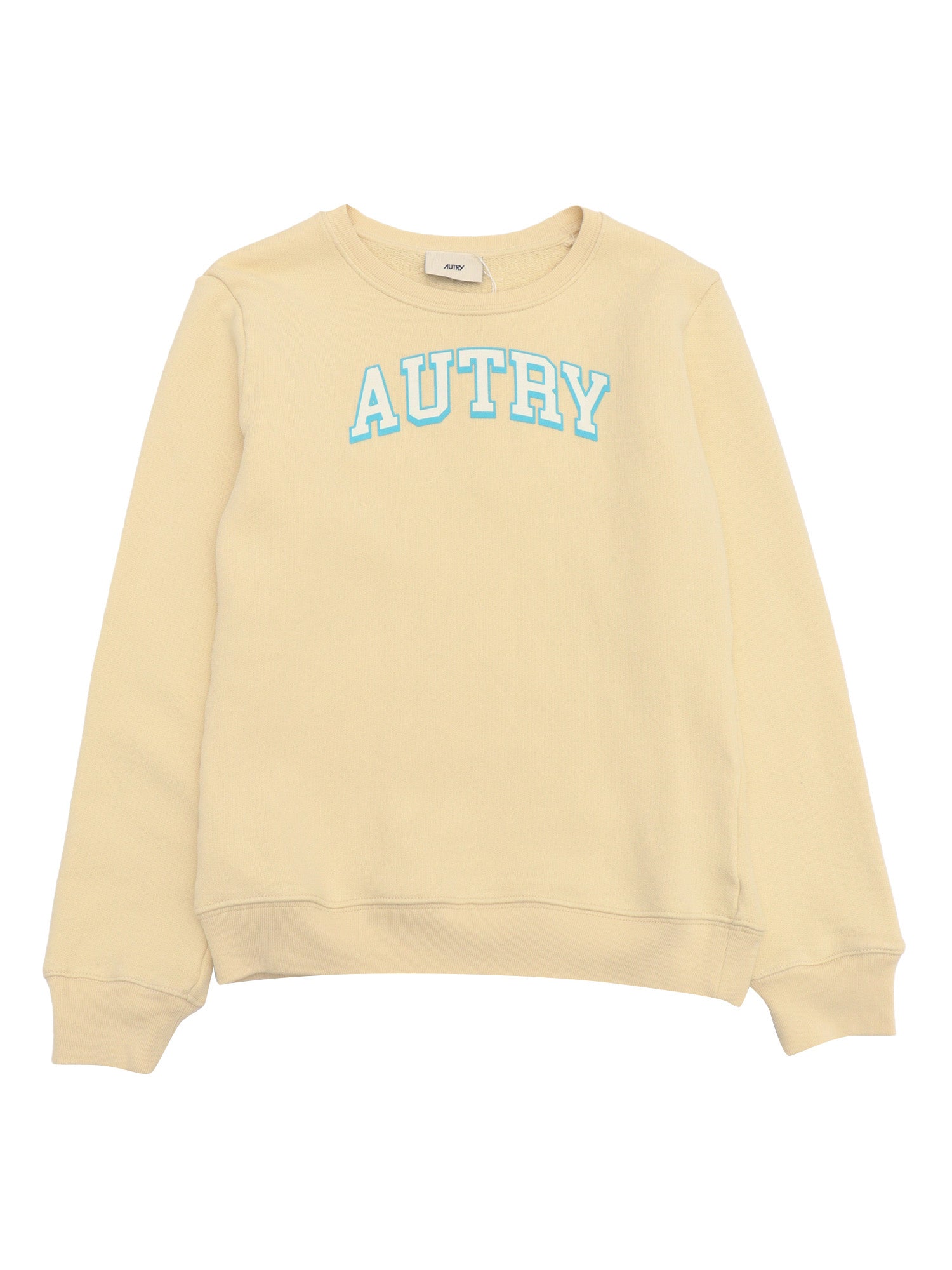 MAIN KIDS JERSEY CREAM-SKY SWEATSHIRT Yellow Cotton