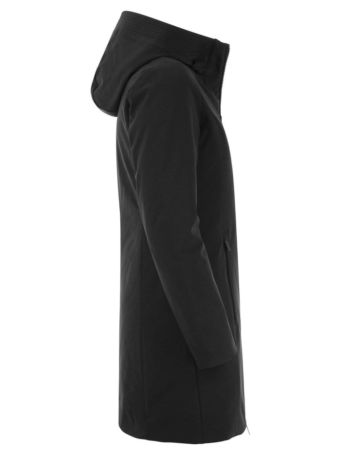 Firth Down Parka Black Poliester Jacket