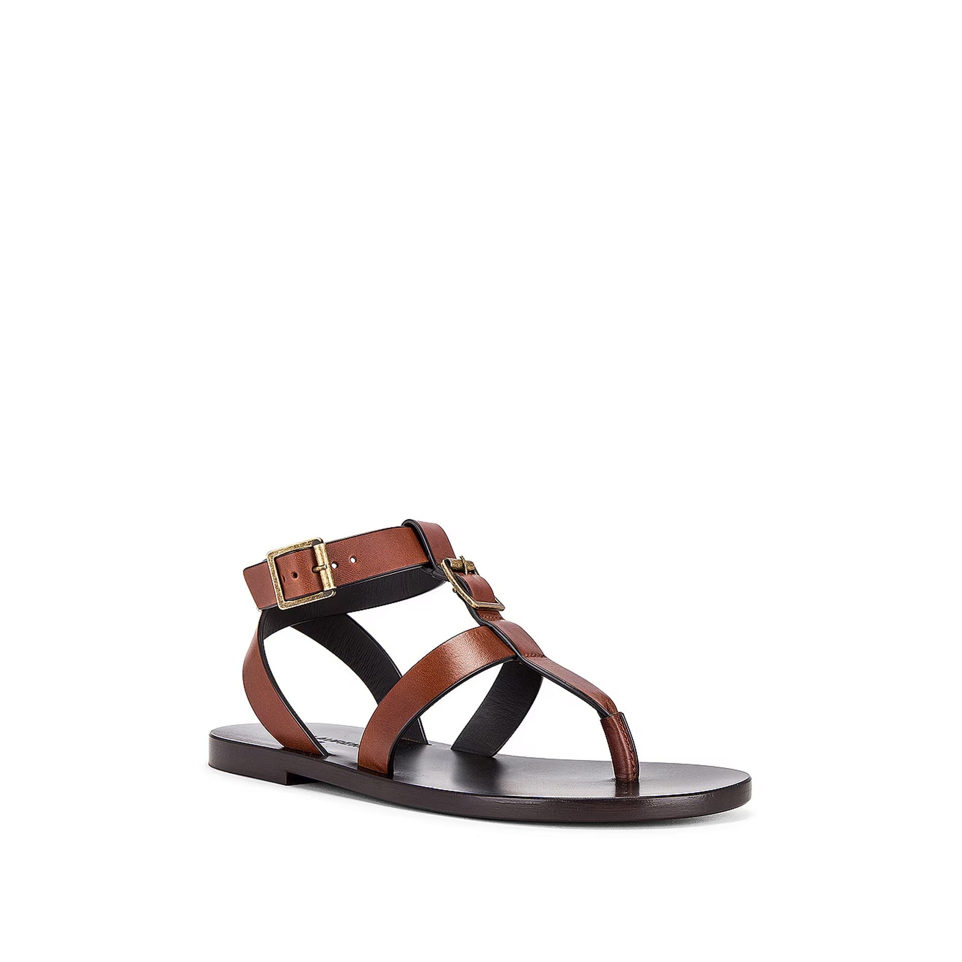 Hardy Leather Sandals Brown Calf