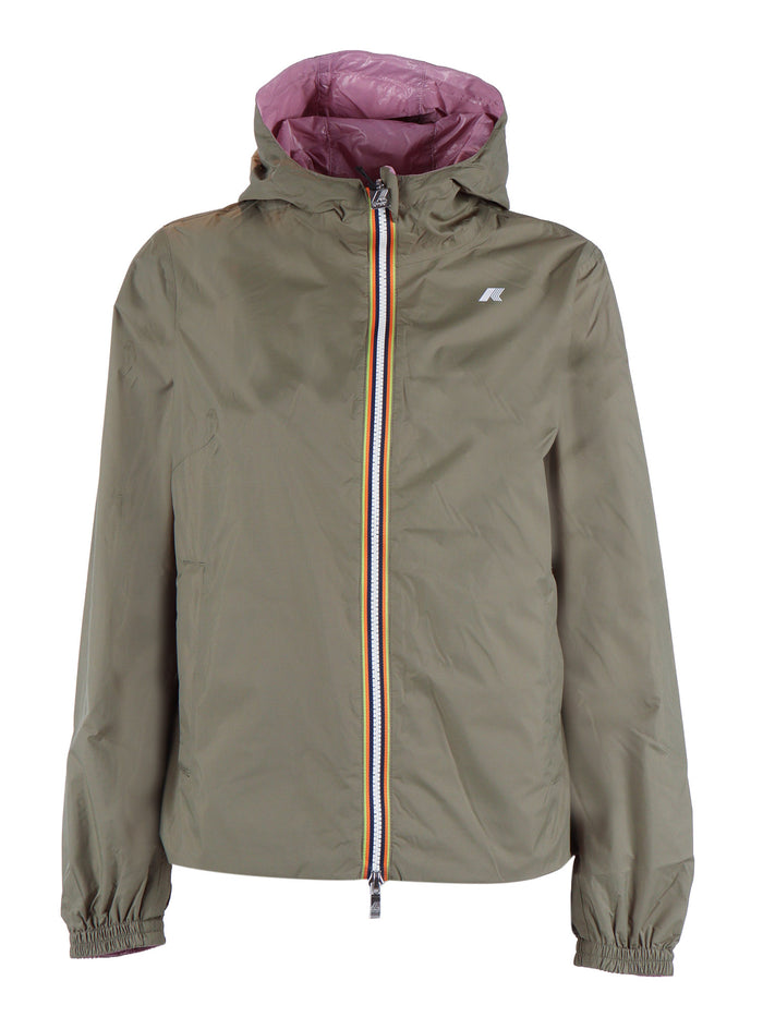 LIL 2.0 PLUS.2 DOUBLE JACKET Green Nylon Giubbino Corto