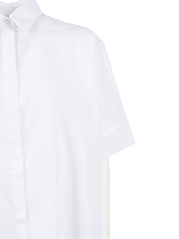 3-4 SLEEVE SHIRT White Cotton Elastane