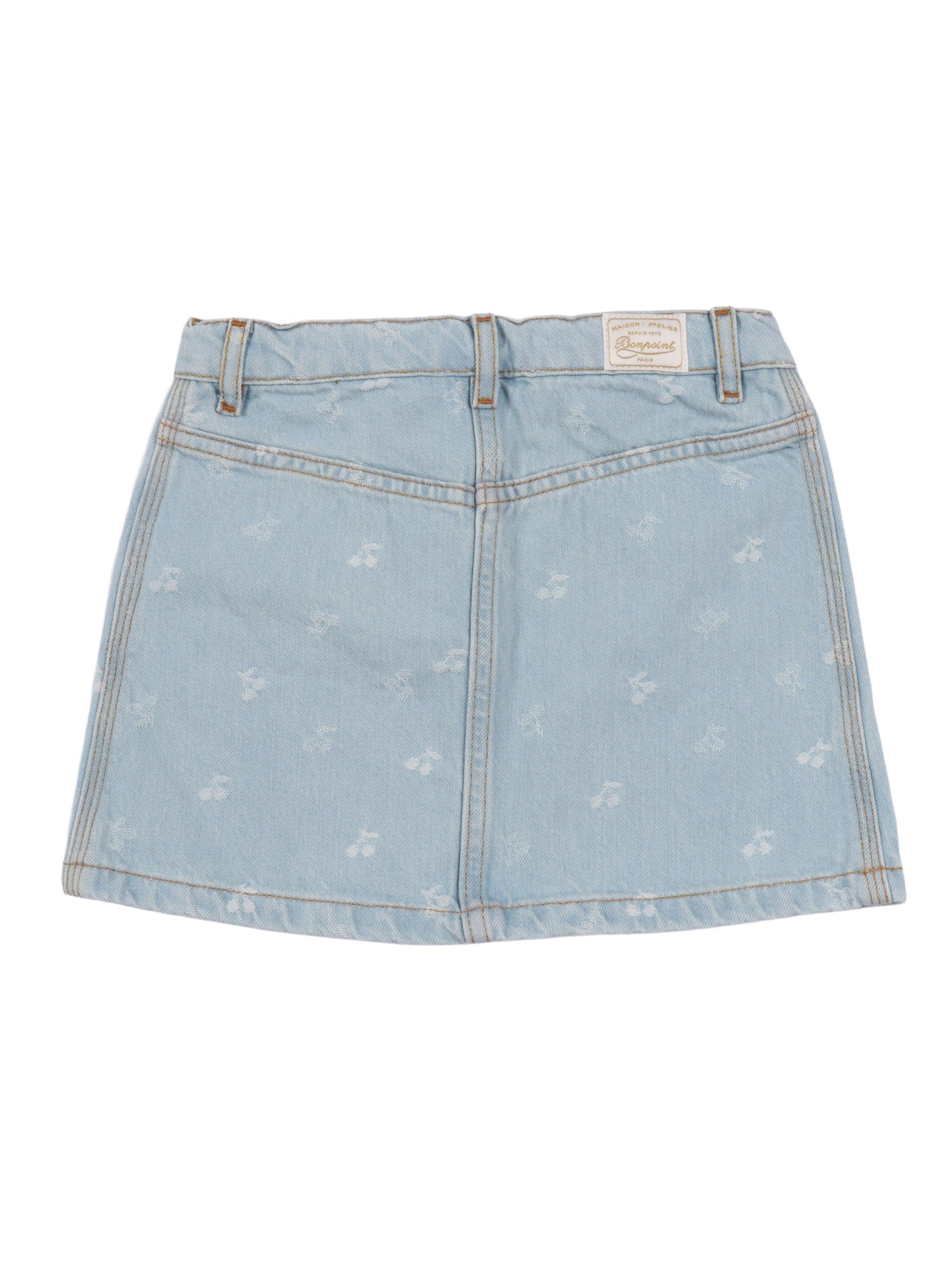 TISON SKIRT Light Blue Cotton