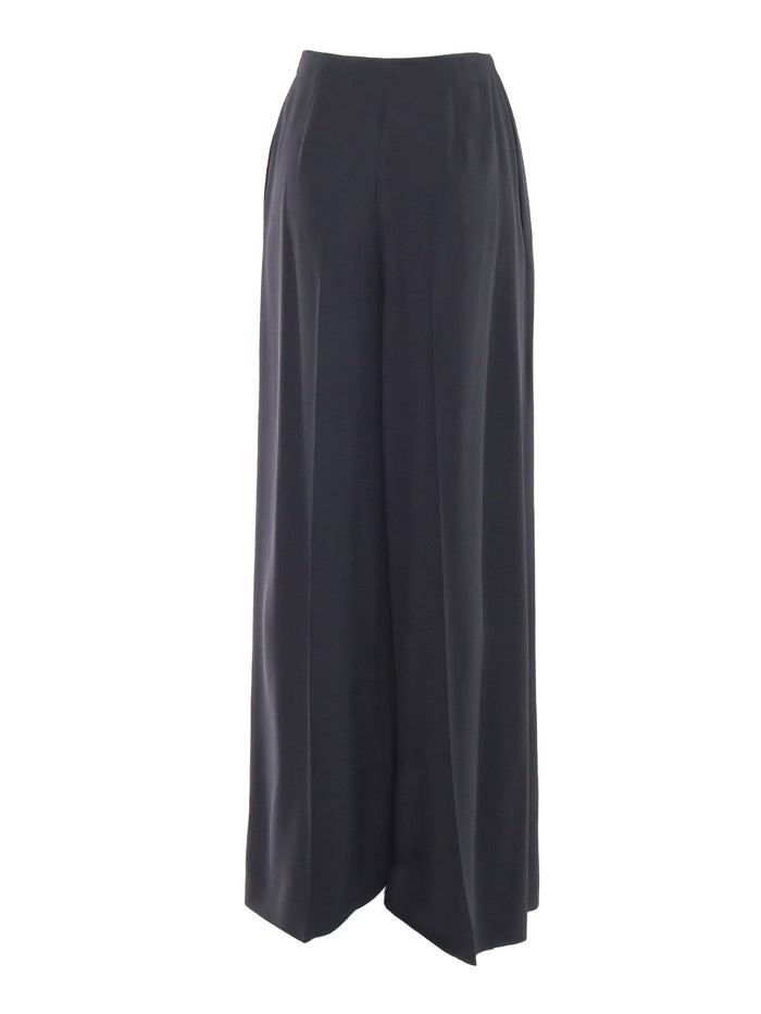 Pants Black Acetate Viscose