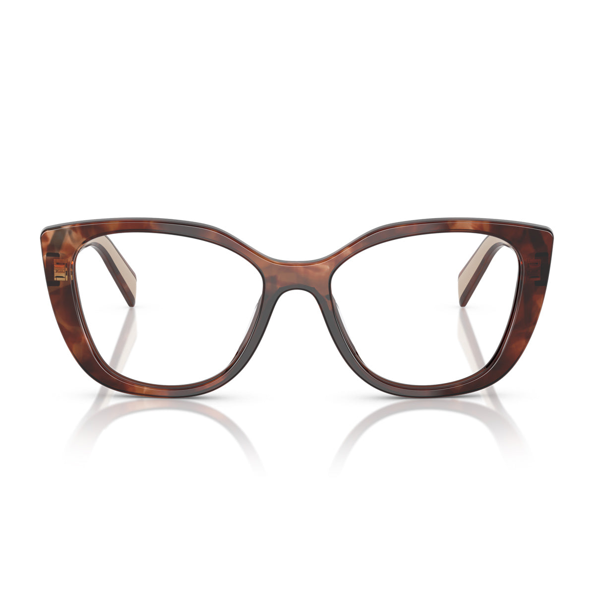 Prada PR B04V 07R1O1 Caramello Havana Marrone Acetate Occhiali Da Vista