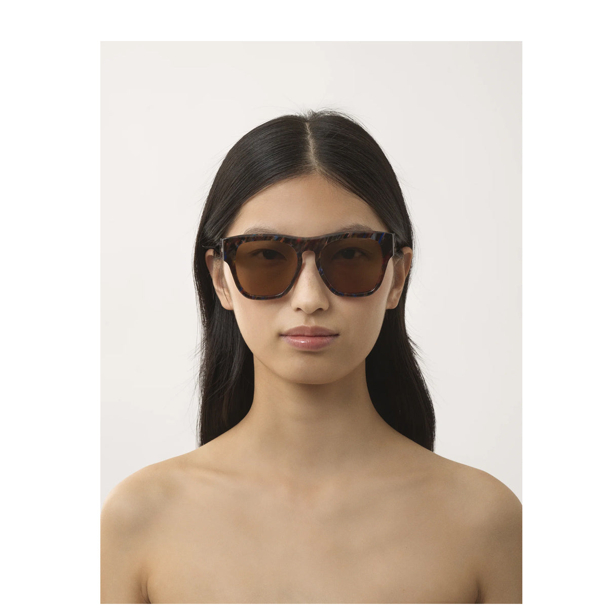 CH0149S Linea Gayia 009 Rosso Recycled Acetate Occhiali Sole