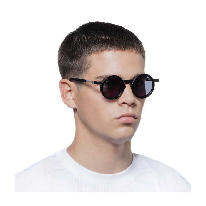 WL0040 White Label CRYSTAL BLUE MATTE Blu Bio-acetate Occhiali Sole