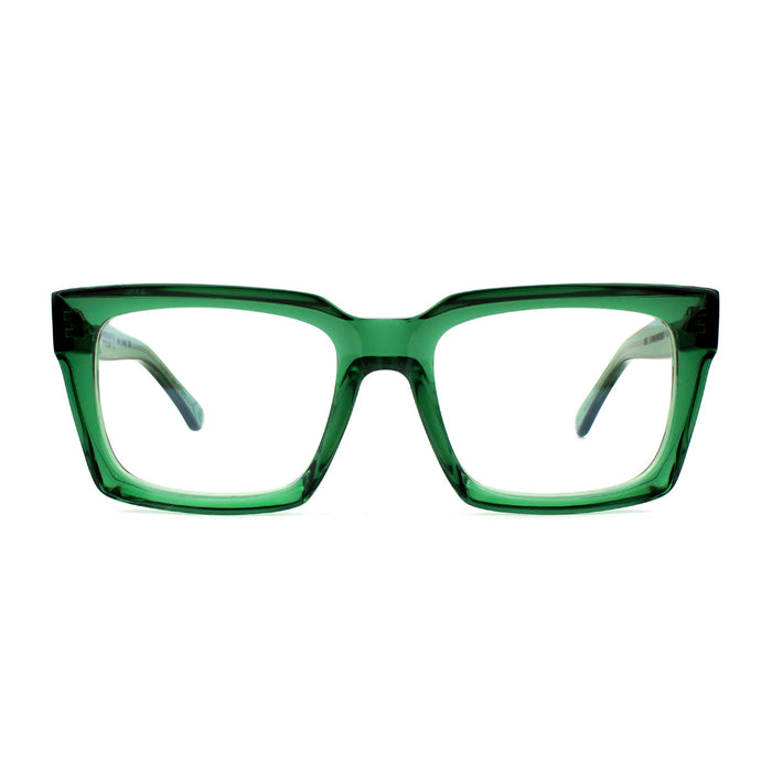 Dandys Bel Tenebroso vr22 Verde Trasparente Acetate Occhiali Da Vista