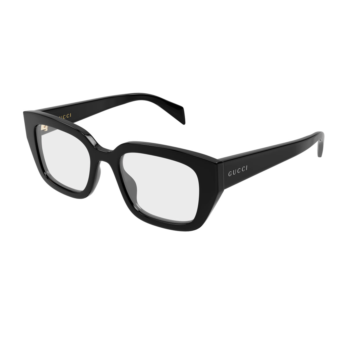 Gucci GG2021O Linea Institutional Logo 001 Black Nero Recycled Acetate Occhiali Da Vista