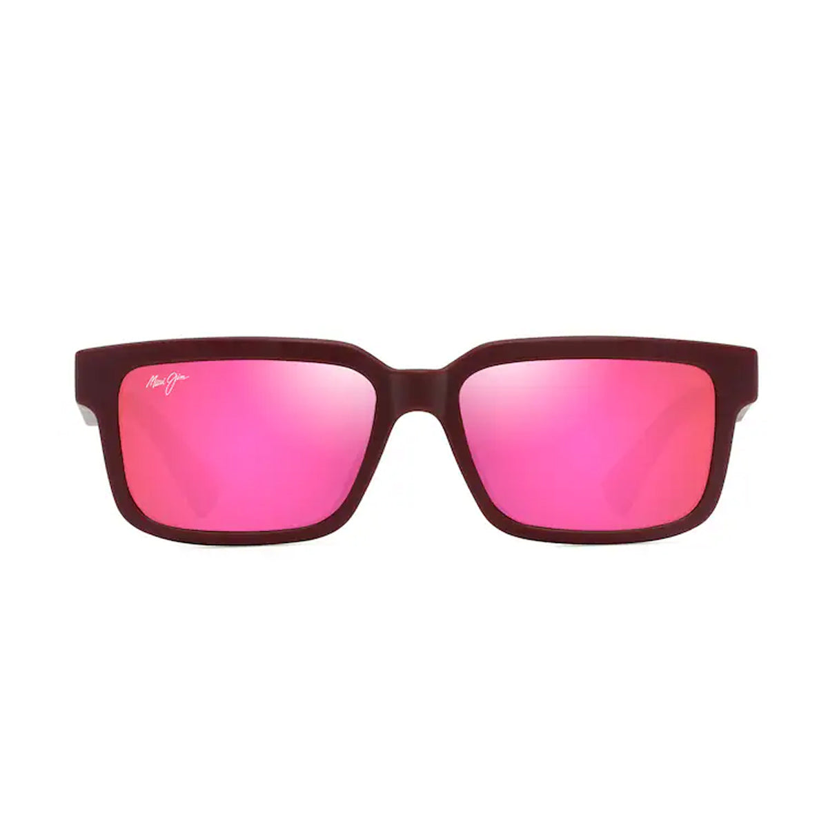 Maui Jim HIAPO Asian Fit sunrise matte Rosso Acetate Occhiali Sole