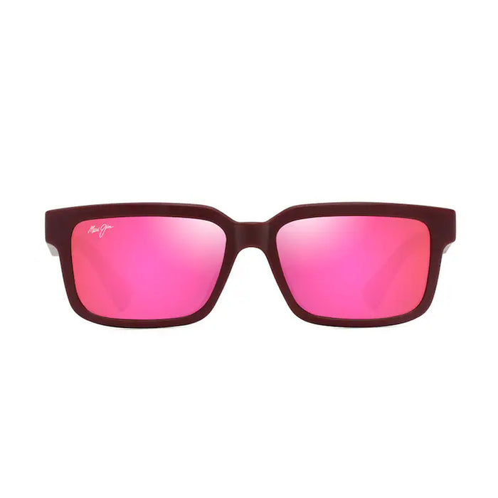 Maui Jim HIAPO Asian Fit sunrise matte Rosso Acetate Occhiali Sole