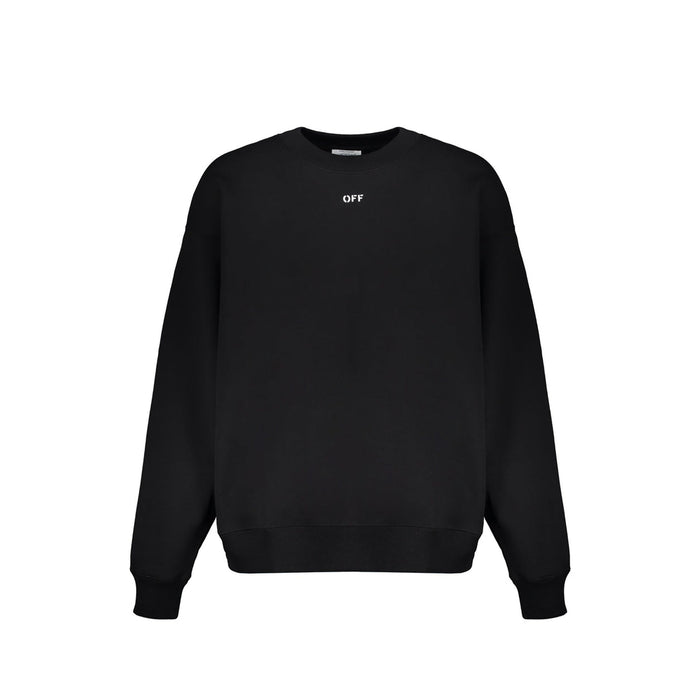 Logo Sweatshirt Black Cotton