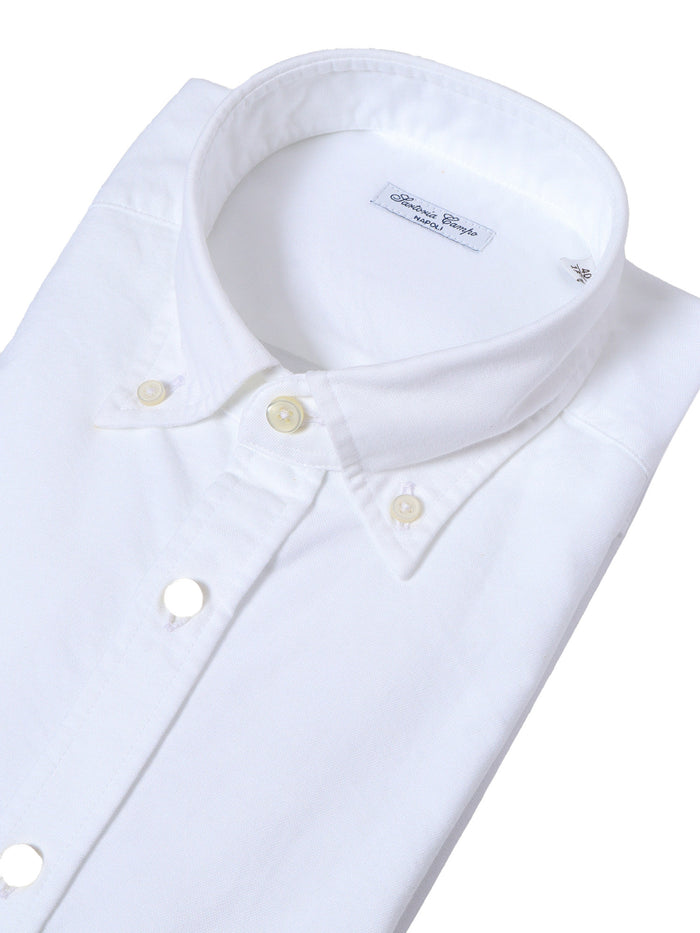Button-down shirt White Cotton