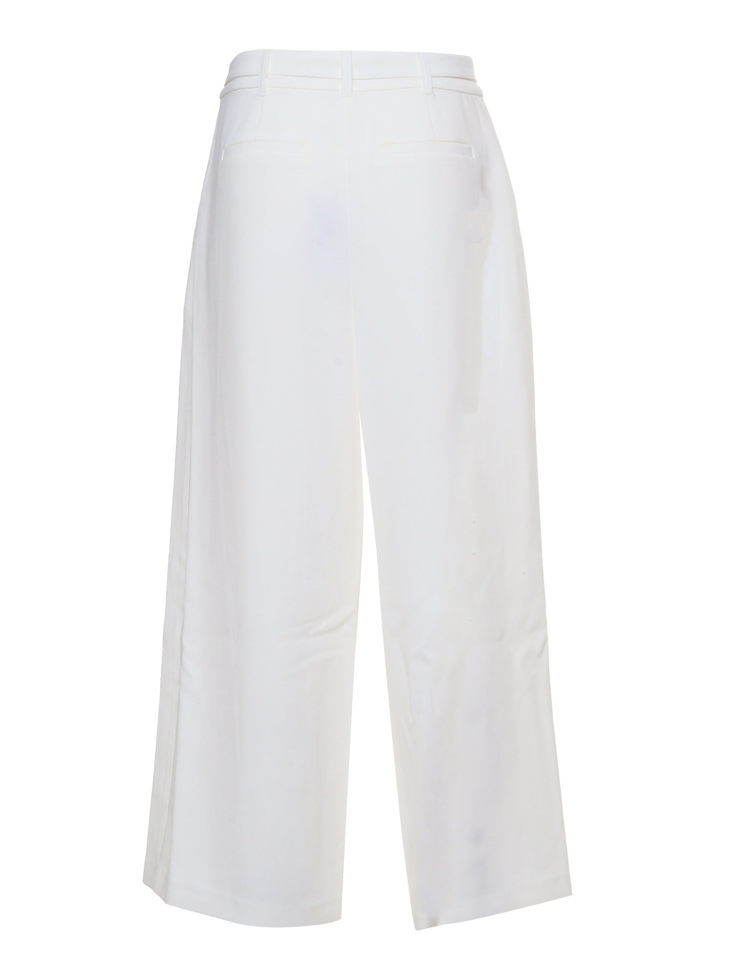 Wide leg pants White Polyester Elastane Wide/palazzo