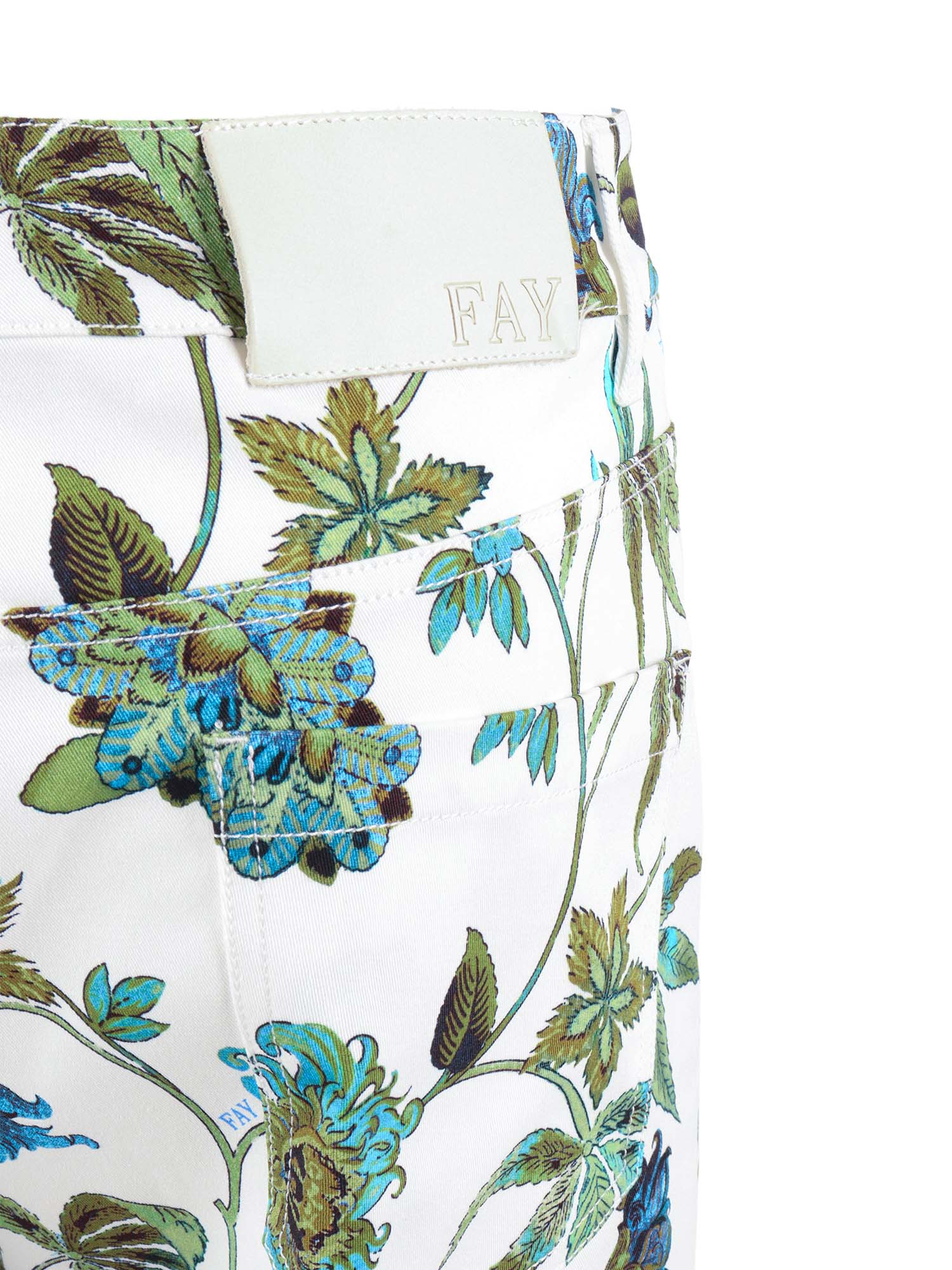 PANTS White Cotton Elastane