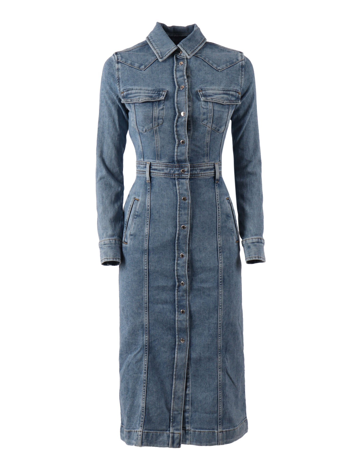 LUXE DRESS Morning Sky Light Blue Midi