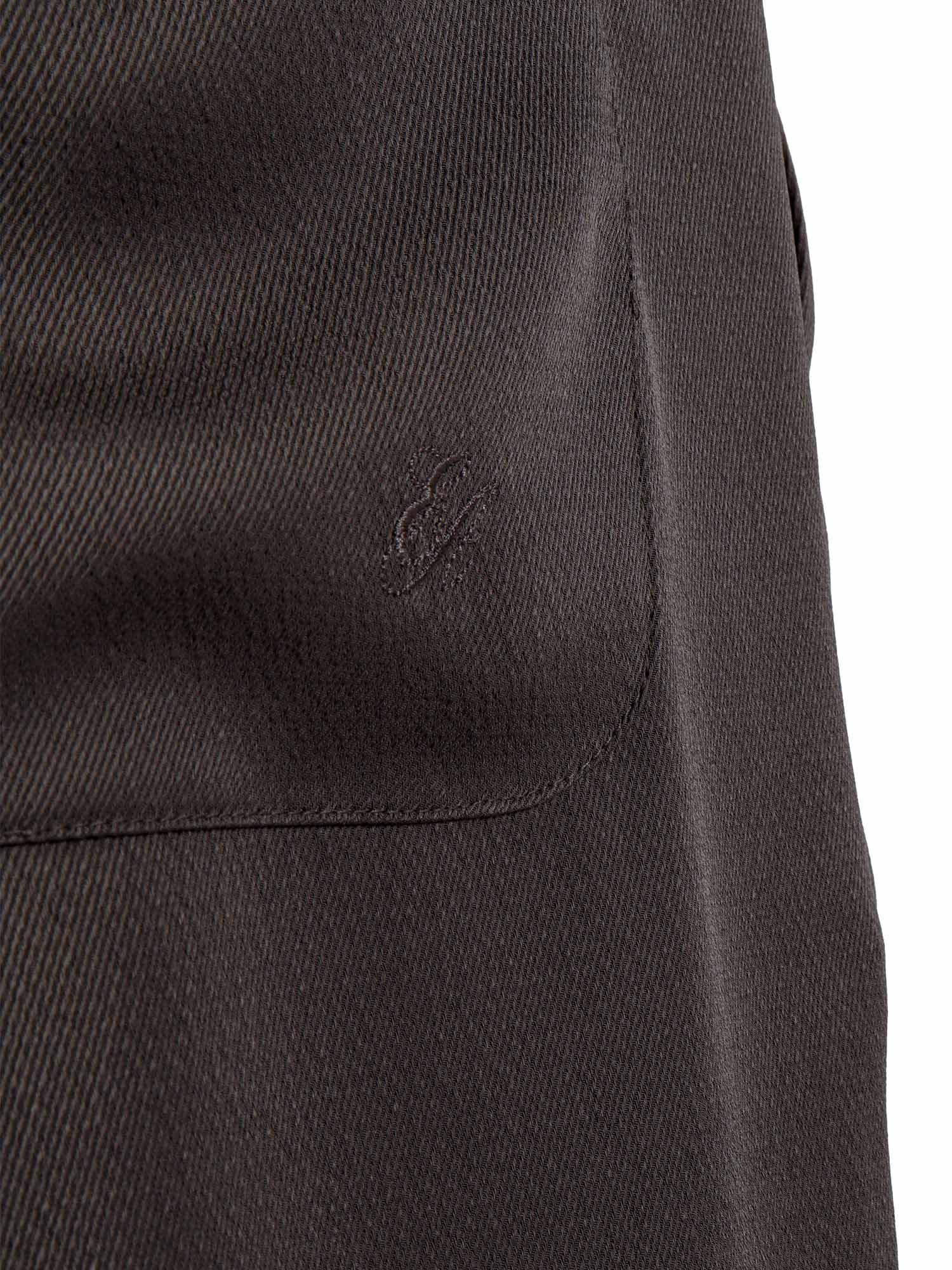 TROUSER Grey Polyester Pant